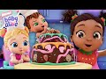 The babies bake a big cake  baby alive official  family kids cartoons