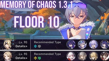 Memory of Chaos 1.3 v1 Floor 10 3 Stars | E1 Clara E0 Seele | Honkai Star Rail