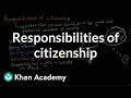 Citizenship Responsibilities and Community Engagement