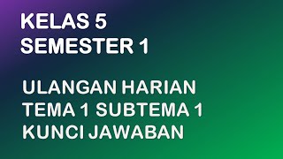 Soal latihan ulangan harian kelas 5 sd/mi tema 1 subtema dan kunci
jawaban kurikulum 2013 revisi.sumber : sekolahdasar.netfollow
https://www.facebook....