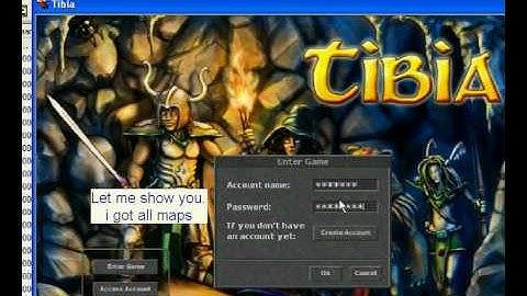 Tibia ALL MAPS with download!