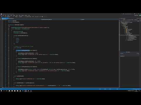 MethodQ: Adding a method call to a queue