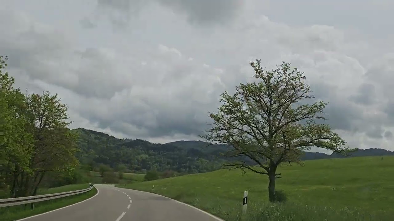 Countryside drive through black forest, Germany