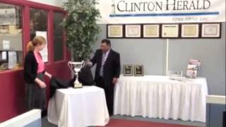 Clinton Herald receives website award