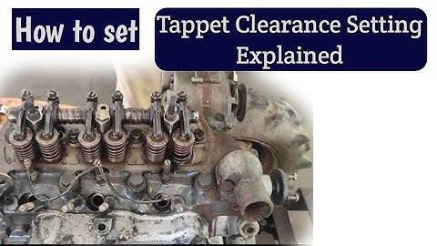 Tappet clearance setting Procedure multi cylinder engine( Tractor).