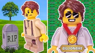 From Orphan to Billionaire in LEGO