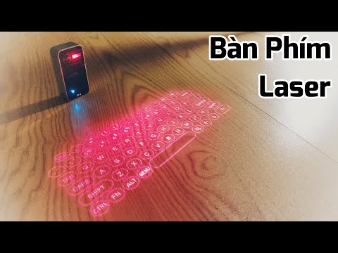 Bàn phím Laser kết nối bluetooth giá 629K : có vẻ Viễn Tưởng đấy mà dùng thì...