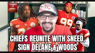 Chiefs reunite with L'Jarius Sneed, sign rookies Delane & Woods