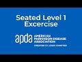 Parkinson's Seated Pattern Exercise with Michelle (Level 1) 11/22/22