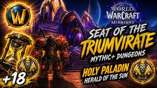 No comms I Heal Pov I Season 1 I +18 Seat of the Triumvirate I Holy Paladin Herald of the Sun