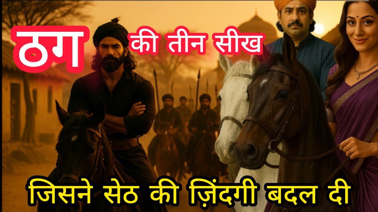 जब सेठ का सच पूरे गाँव में गूंज उठा|सेठऔर ठग की कहानी।  Indian Folk Tale in Hindi, Hindi Moral Story