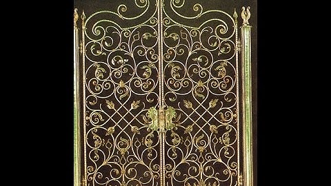 Cửa sắt rèn mỹ nghệ, Cổng sắt uốn mỹ thuật Vĩnh Cửu