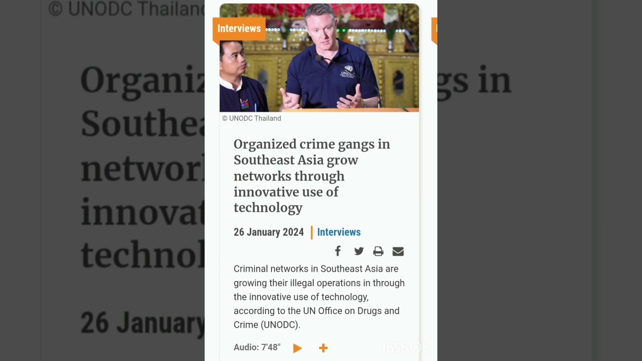 Organized crime gangs in Southeast Asia grow networks through innovative use of technology