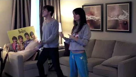 Victoria Justice and Simon Curtis rehearse Lonely ...