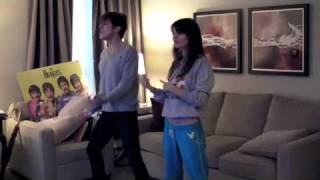 Victoria Justice and Simon Curtis rehearse Lonely Love Song