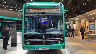 Mercedes Ecitaro 2026 Electric City Bus Interior & Exterior Busworld Europe 2025 Brussels