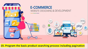 19. Program the basic product searching process including pagination