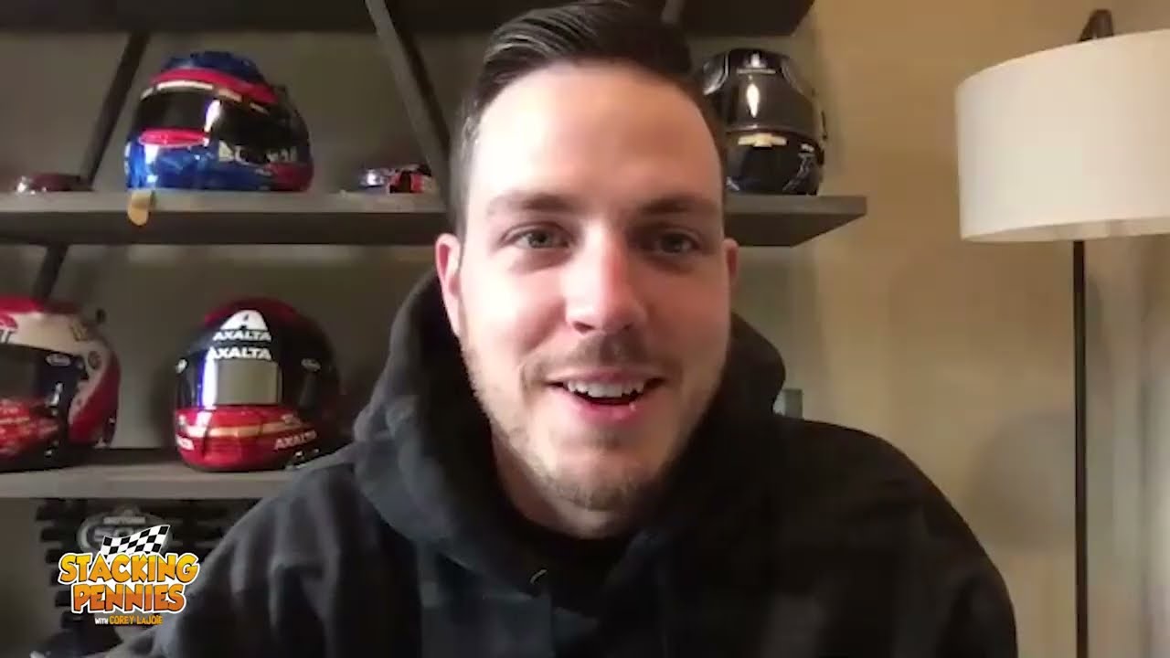 Back with the 'Hack': Alex Bowman 'Backs into' Stacking Pennies with Corey LaJoie