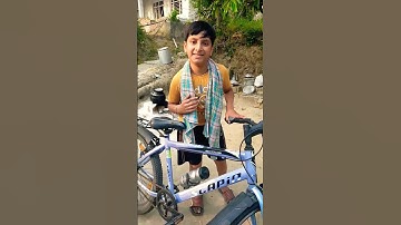 When you learn to ride a bicycle for the first time 😱