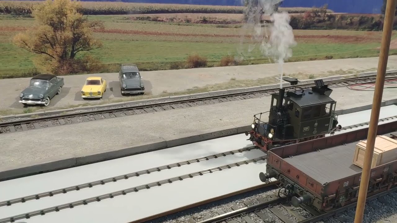 KM1 BR 98.3 "Glaskasten" Spur 0, Demo-Fahrt in Lauingen