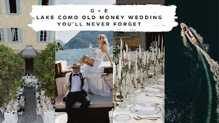 Old Money Wedding at Villa Teodolinda - Pure Italian Elegance on Lake Como