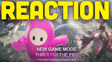 NARAKA BLADEPOINT x Fall Guys Trailer REACTION