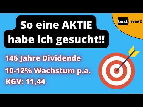 Beste Dividenden Aktie mit Wachstum?! - 146 Jahre Dividende - KGV: 11