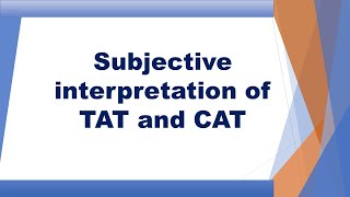 Thematic apperception test interpretation | Psychology | Iqra Sageer