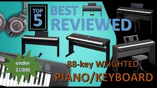 5 Top-Rated 88-Key Pianokeyboard Under 1K