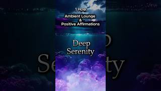 Deep Serenity | 1 Hour Ambient Lounge & Positive Affirmations - Quantum Vibe