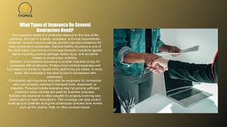 Thomas General Contracting - Do General Contractors Need Insurance