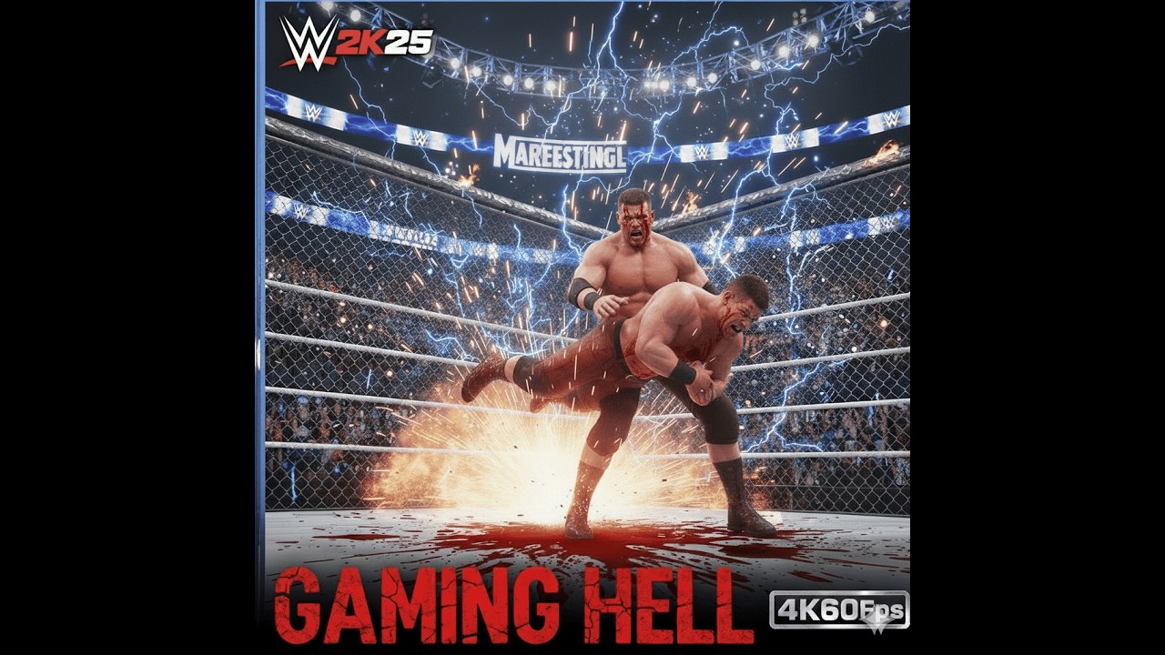 THE BEAST vs THE GOAT! WWE 2K25 Steel Cage Match: Brock Lesnar vs John Cena Full Gameplay)