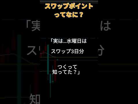 【FX】スワップポイントってなに？知らないと損する金利の仕組み！ ＃Shorts