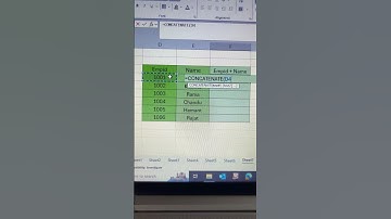 How to use concatenate in excel #shorts #excelvenue