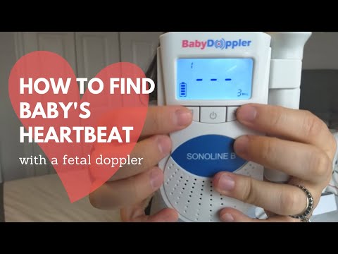LISTENING TO MY BABY'S HEARTBEAT using the Fetal Doppler Sonoline B - Unboxing and Review