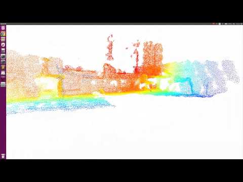 Point Cloud map. Intel RealSense D435+T265