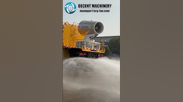 What Safety Features Are Included in the Design of a Fog Cannon Truck?