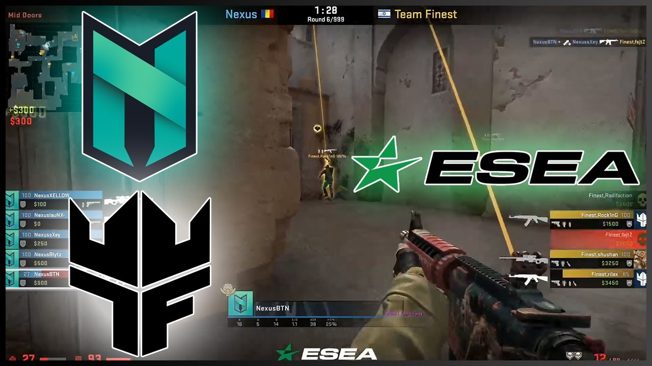 INSANE ACE FROM BTN | Nexus vs Team Finest | ESEA Season 37 - EU - CSGO ...