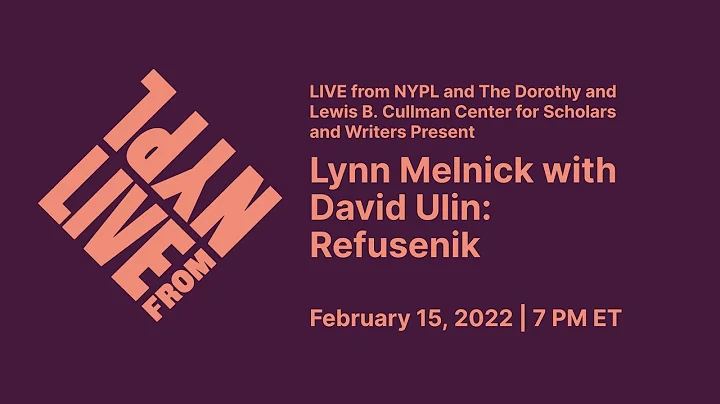 Refusenik: Lynn Melnick with David L. Ulin | LIVE ...