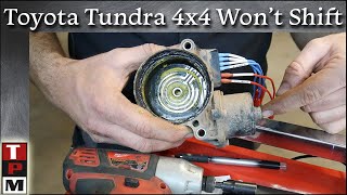 2000 Toyota Tundra Flashing 4x4 Light Diagnose and Repair  Actuator fix