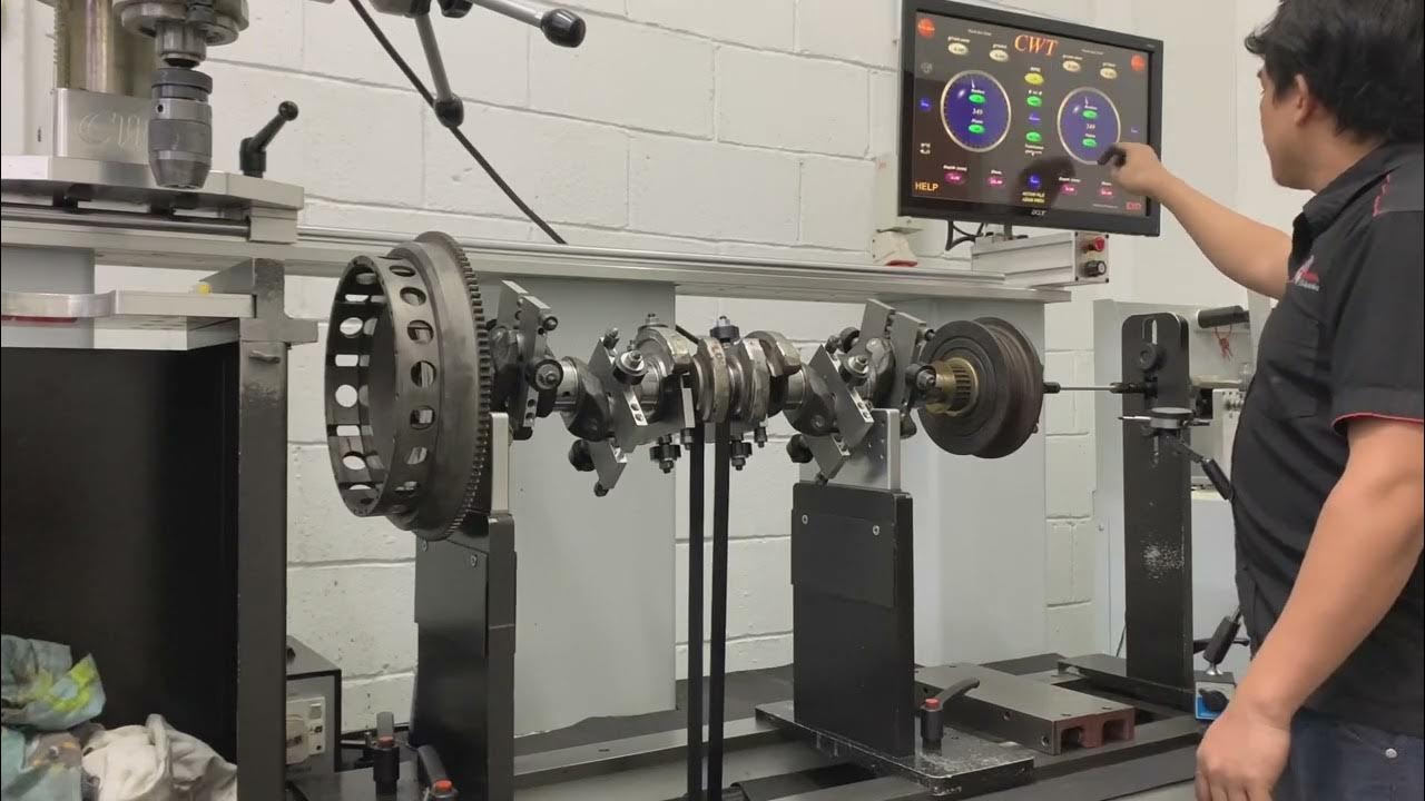 Dynamic CRANKSHAFT BALANCING for NISSAN RB26 SKYLINE ENGINE LIGHTENING