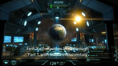 X-com Enemy Within Walk through P.1 Girl