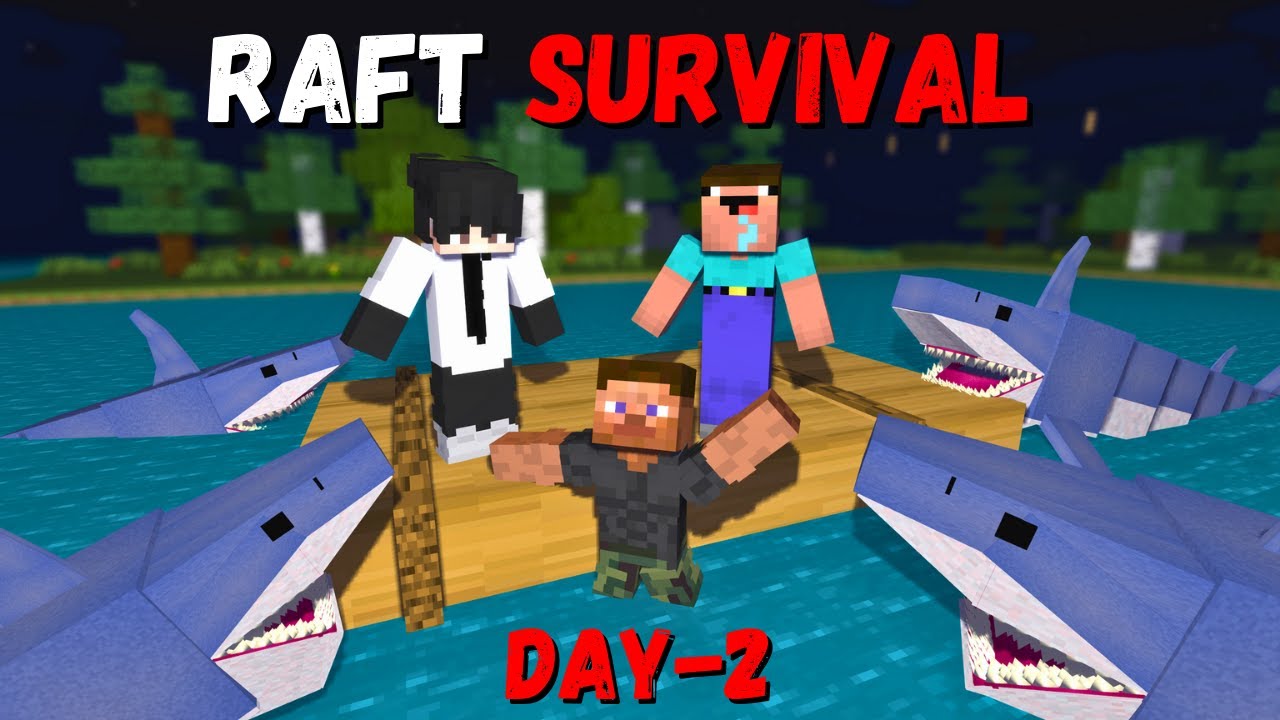 CAN WE SURVIVE IN DEADLY OCEAN?😱 Raft Survival (Part-2) - YouTube