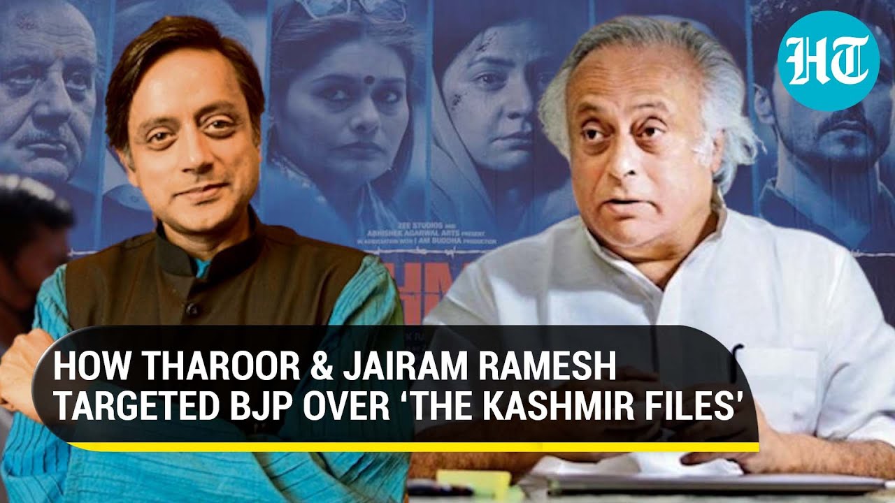  The Kashmir Files Incites Hate Congress Leaders Tharoor Jairam 