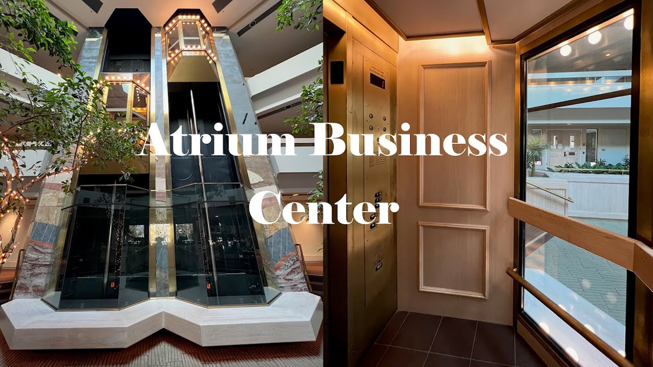 Beautiful Montgomery Hydraulic Scenic Elevators - Atrium Business ...