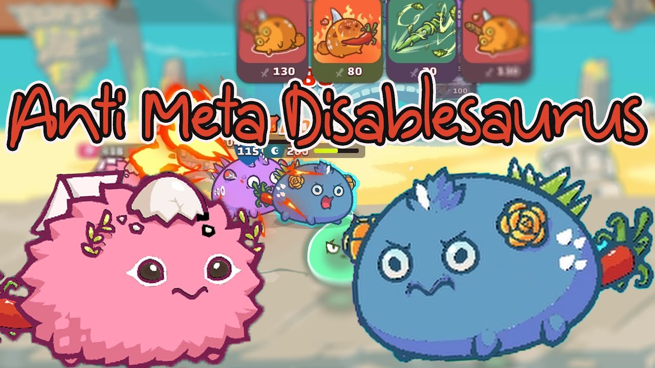 Anti Meta Disablesaurus | BRiP Gameplay | Season 20 | Battle Compilation | Axie Infinity
