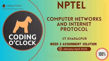 NPTEL Computer Networks And Internet Protocol Week 3 Assignment Solution January - April 2025 IIT Kh