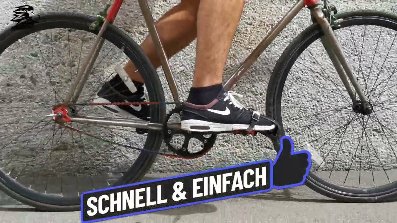 Fahrradpedale mit Haken Retro Style für Singlespeed Bikes, 19,99