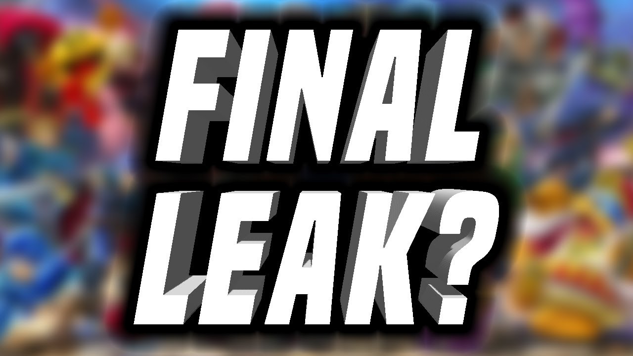 Final Two Smash Bros DLC Characters Leaked Long Ago...?