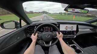 : 2023 Lexus RX 500h F Sport Hybrid Test Drive POV | Ambience Binaural Sound